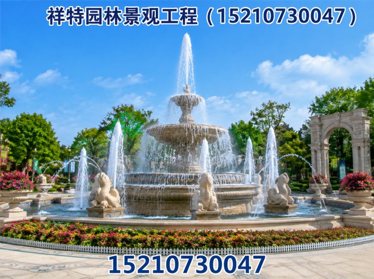 蠡县喷泉工程展示图
